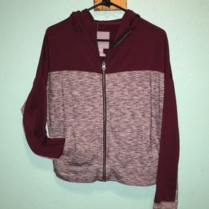 Live love dream zip up jacket